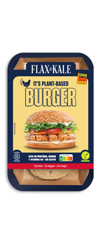 Chicken burger plant-based 2 uds.
